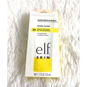 e.l.f. Skin Whoa Glow Sheer Champagne Sunscreen SPF 35 1.7oz Exp.04/26 Primer